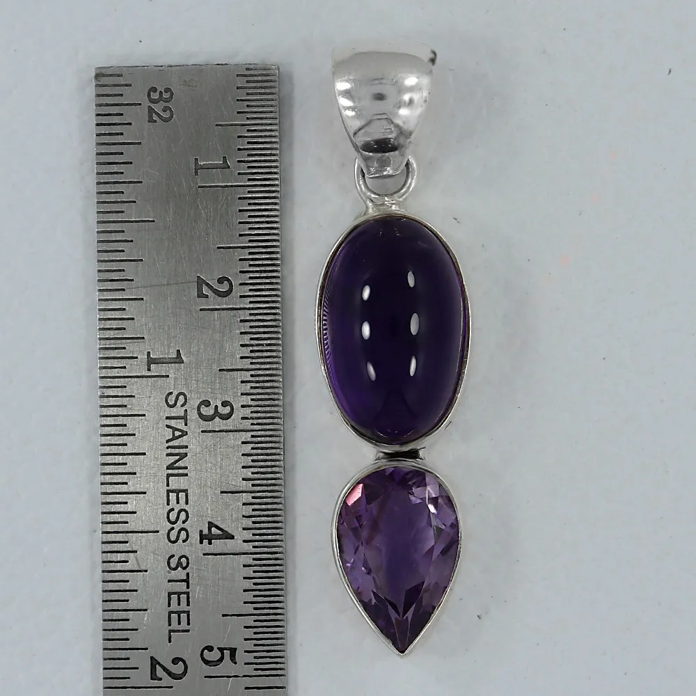 Amethyst 925 Sterling Silver Pendant