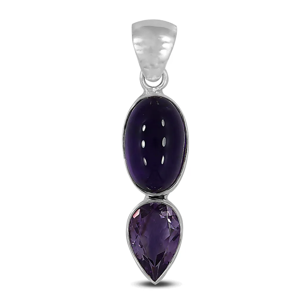 Amethyst 925 Sterling Silver Pendant