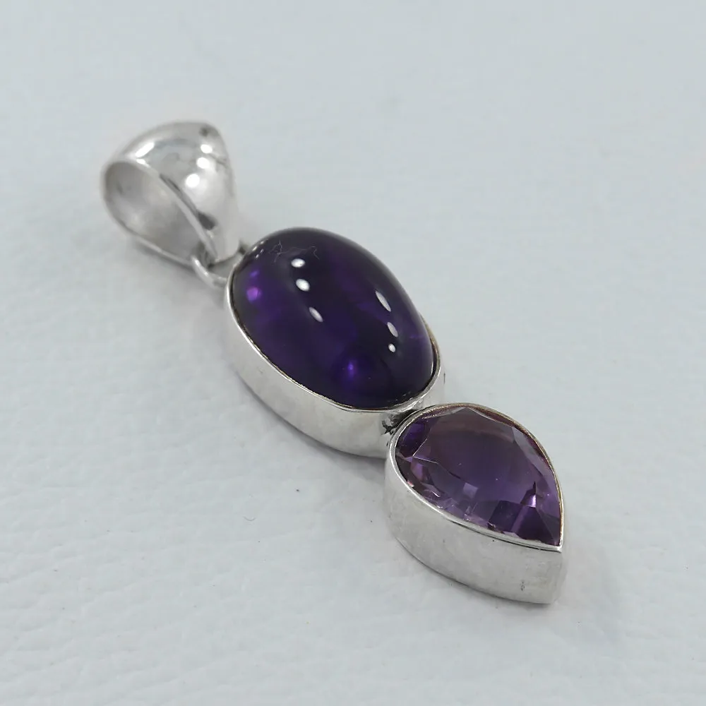 Amethyst 925 Sterling Silver Pendant