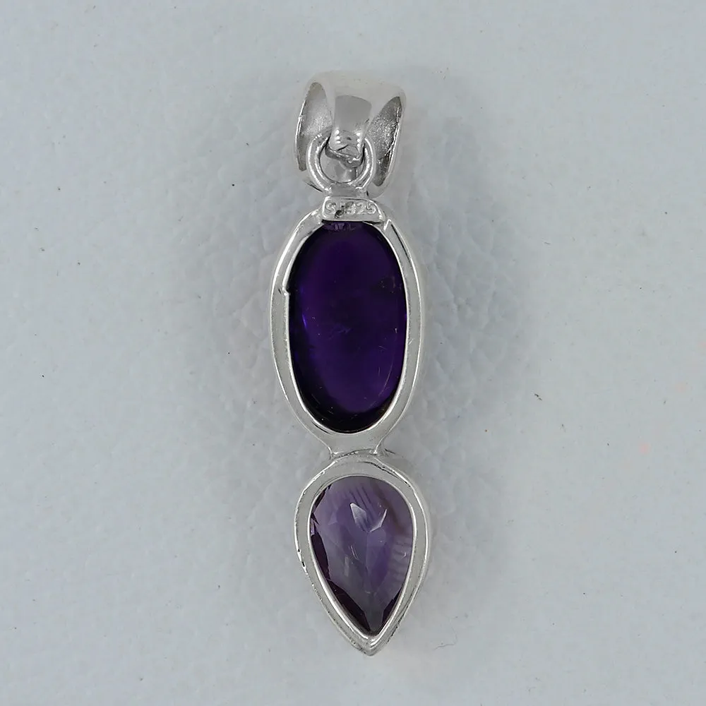 Amethyst 925 Sterling Silver Pendant