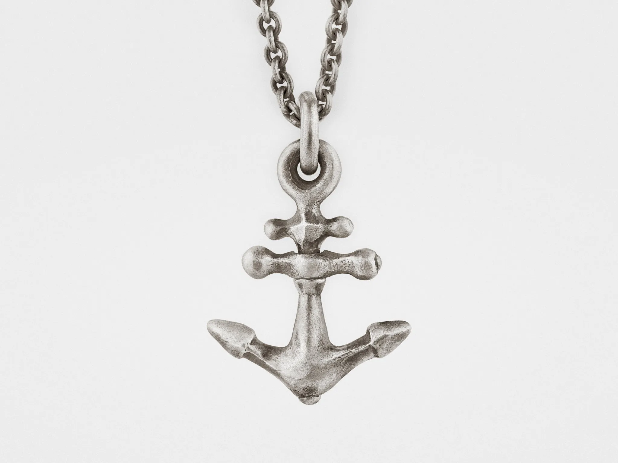 Anchor Pendant in Sterling Silver