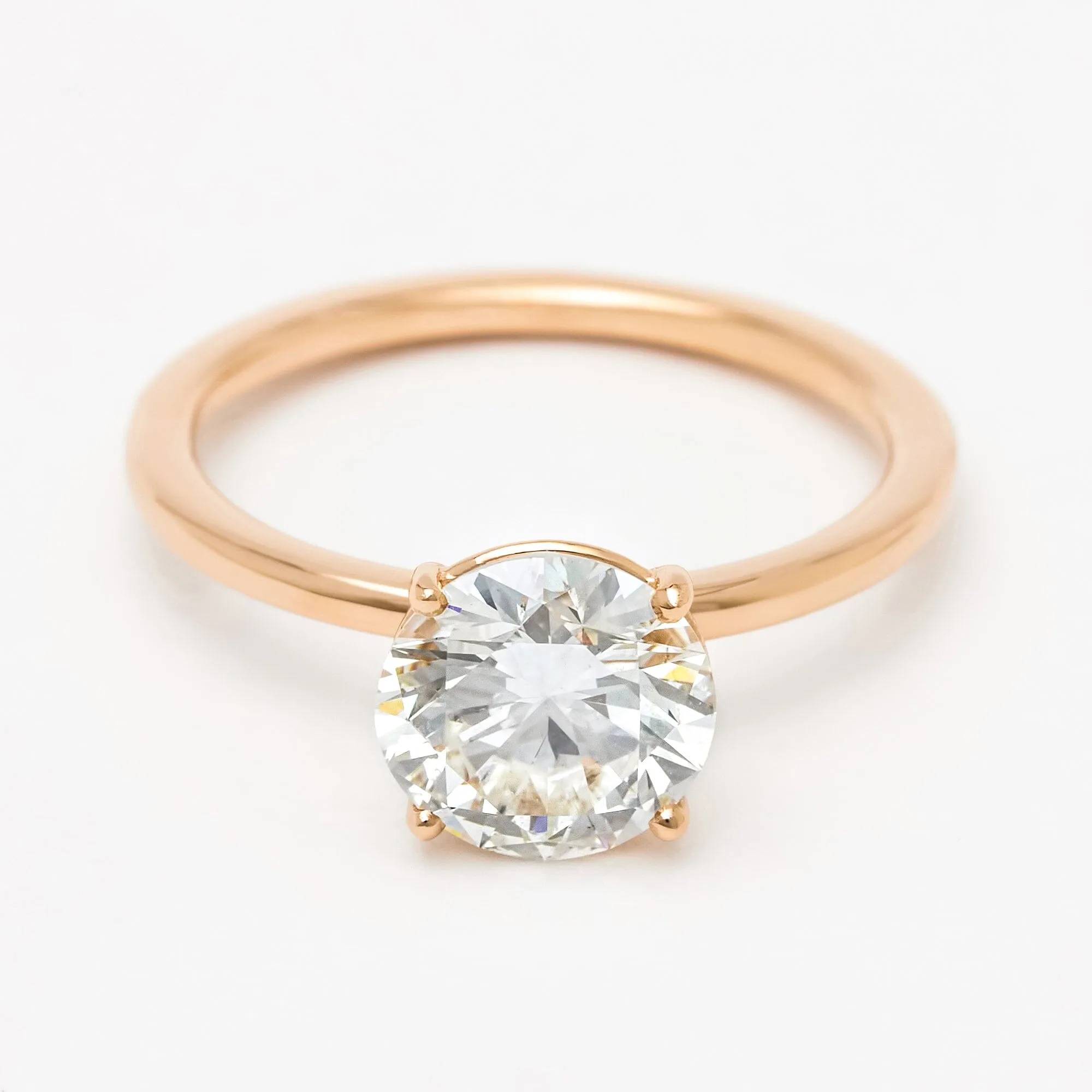 Angelica Ring | 2 CT Diamond Solitaire Engagement Ring Setting
