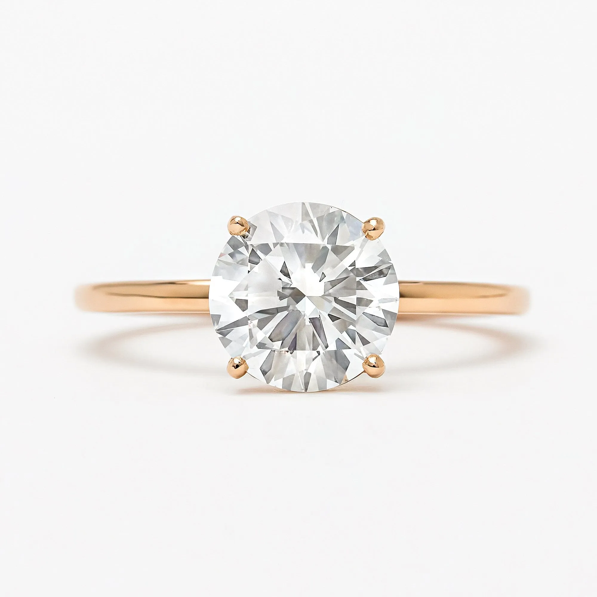 Angelica Ring | 2 CT Diamond Solitaire Engagement Ring Setting