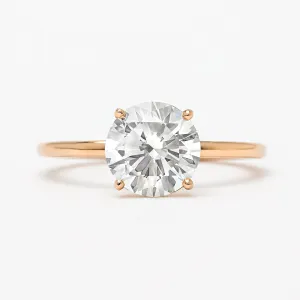 Angelica Ring | 2 CT Diamond Solitaire Engagement Ring Setting
