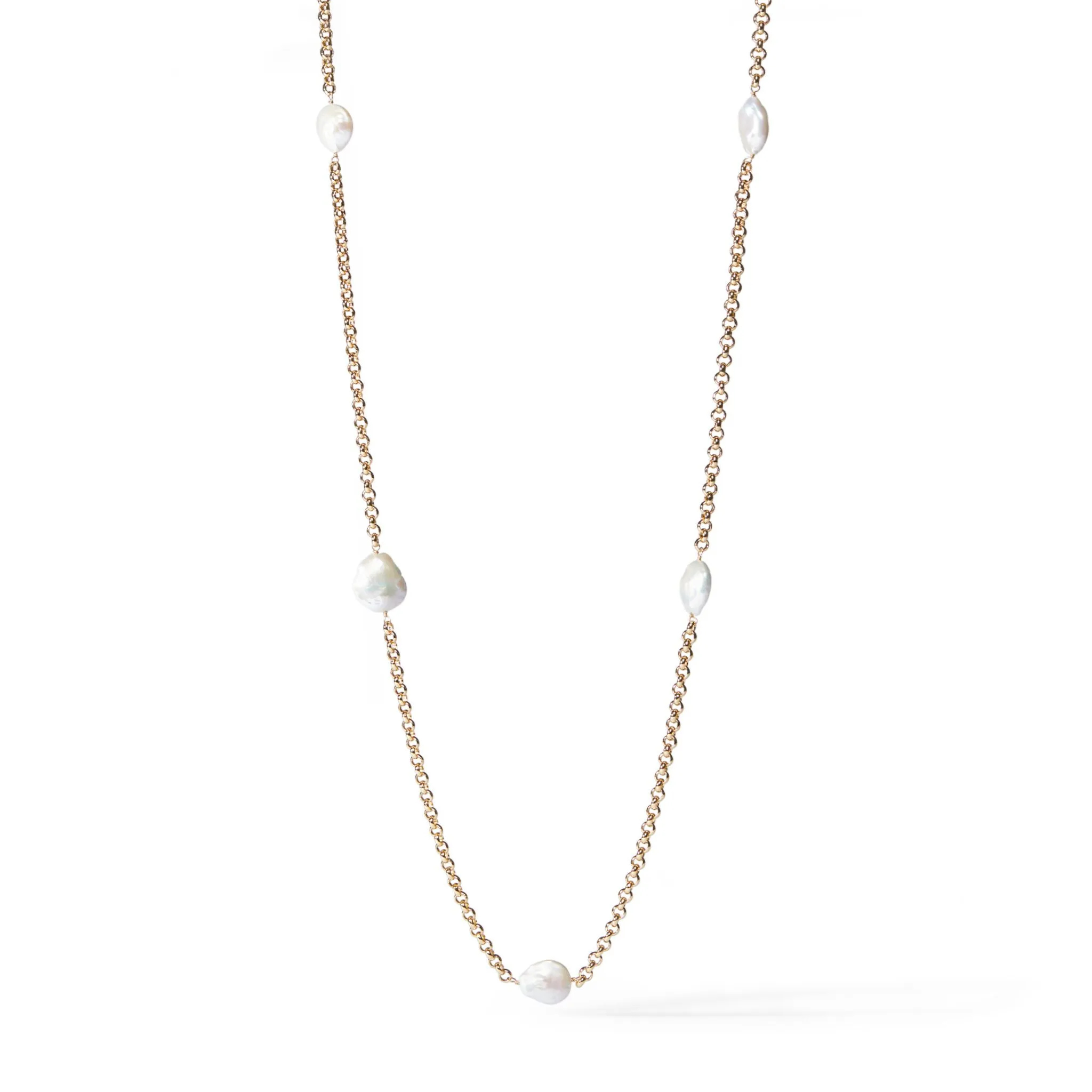 Ann Baroque Pearl & Chain Necklace