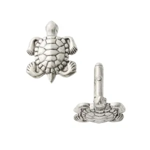 Antique Silver Turtle Cufflinks