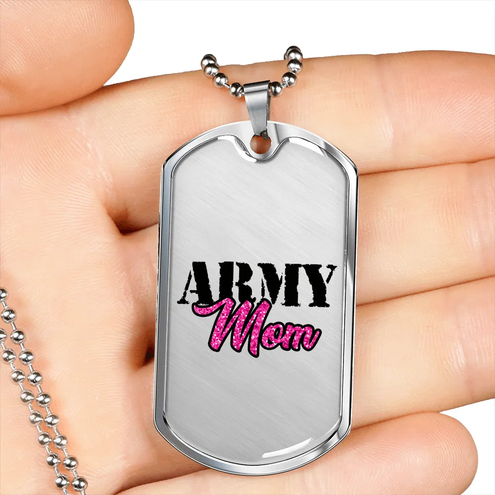 Army Mom Necklace