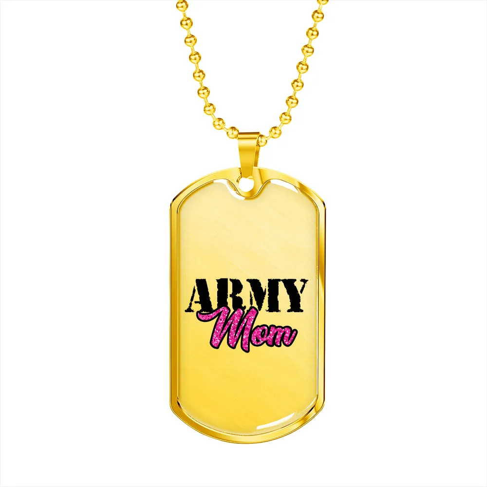 Army Mom Necklace