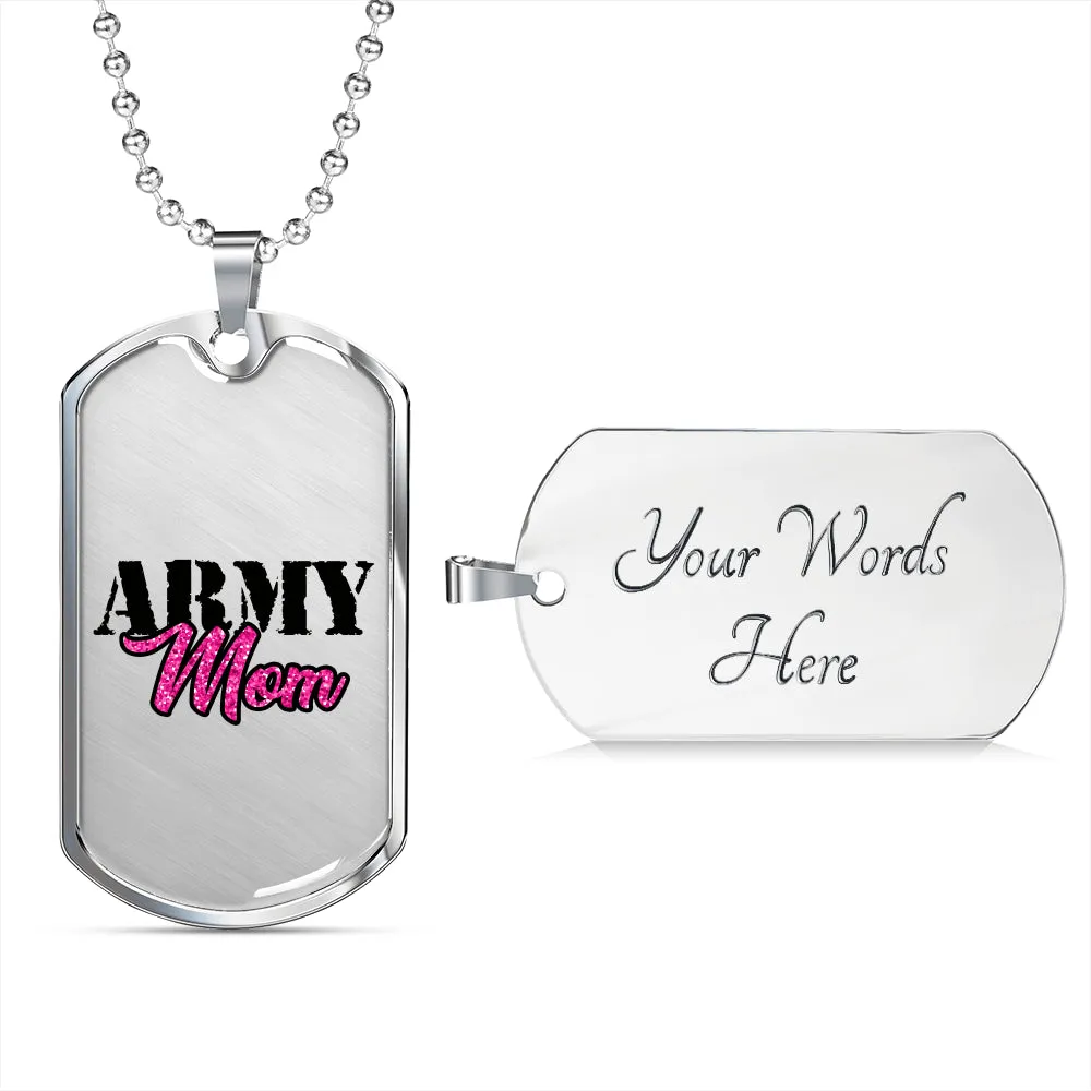 Army Mom Necklace