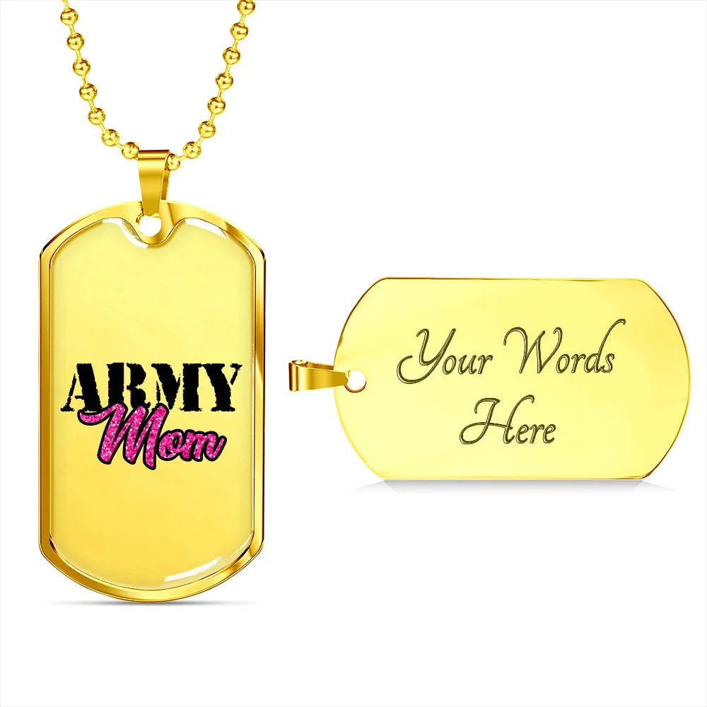 Army Mom Necklace