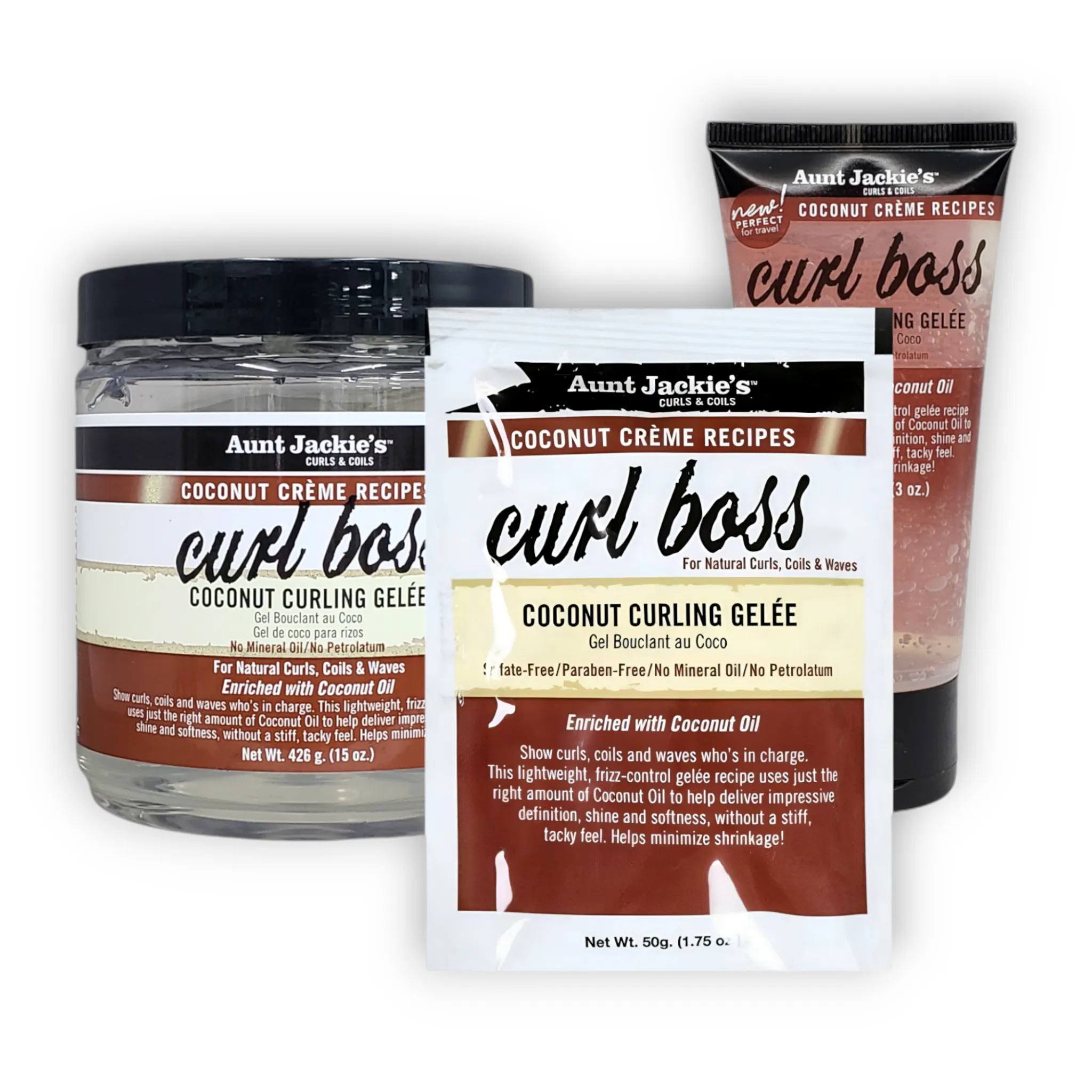 Aunt Jackie's Curl Boss Coconut Curling Gelée