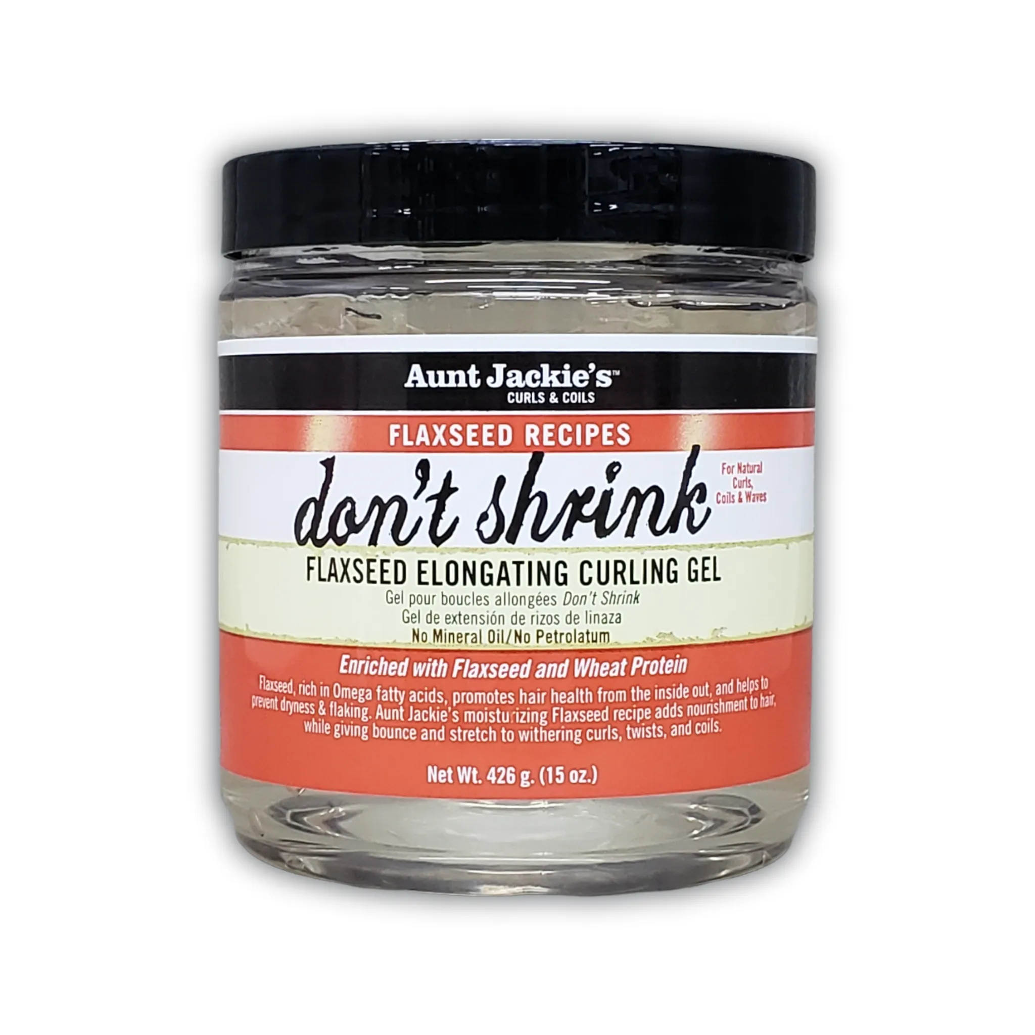 Aunt Jackie's Don't Shrink Flaxseed Elongating Curling Gel