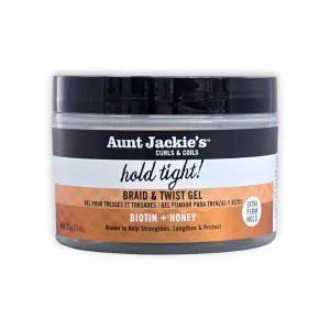 Aunt Jackie's Hold Tight! Braid & Twist Gel (Biotin   Honey)