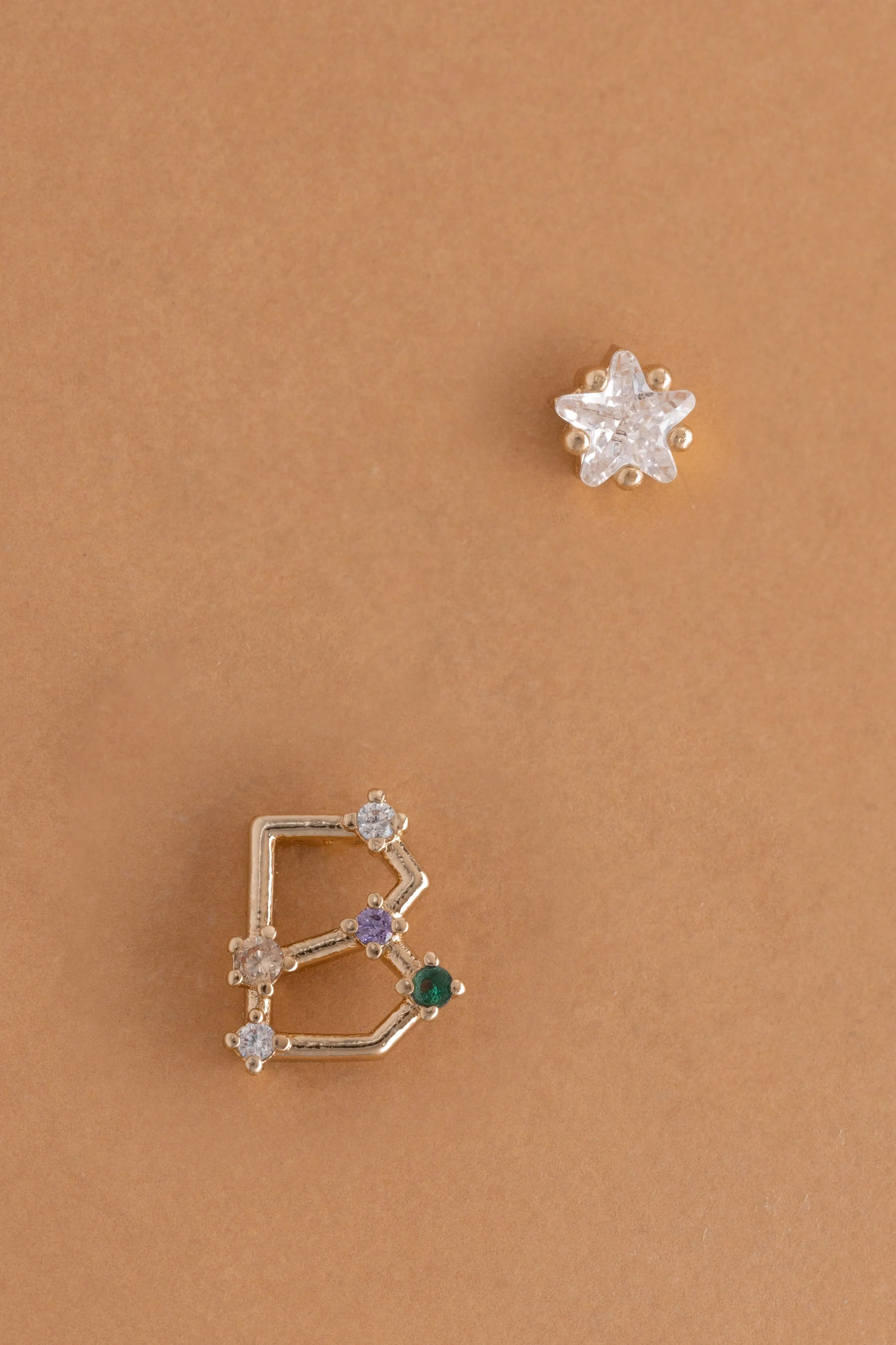 B Constellation Earrings