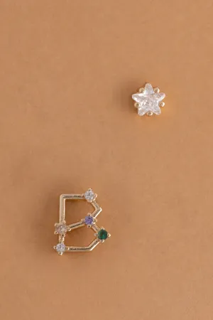 B Constellation Earrings