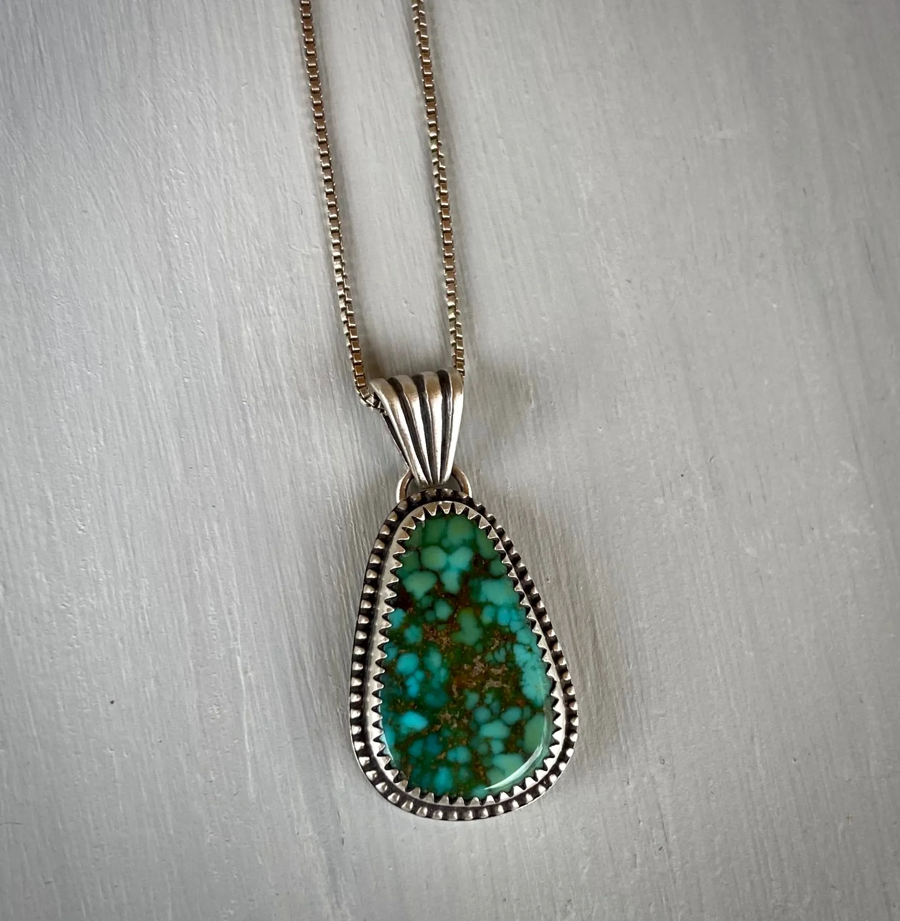 Bao Canyon Turquoise Pendant