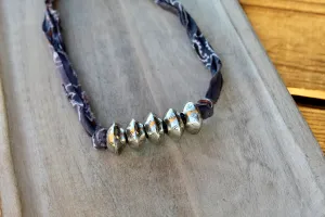 Beaded Bandana Necklace (no. 12)