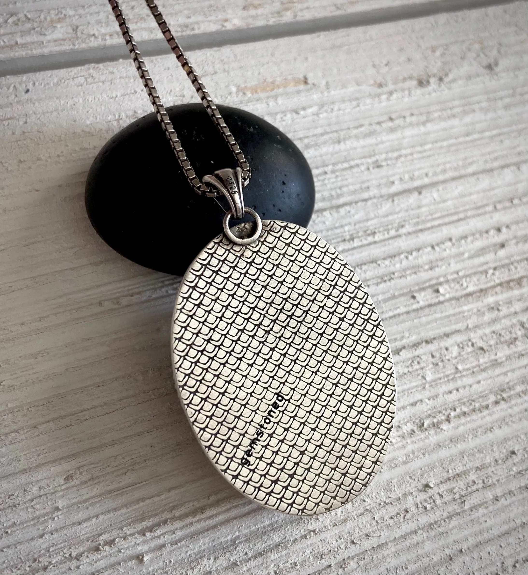 Beaded Labradorite Pendant