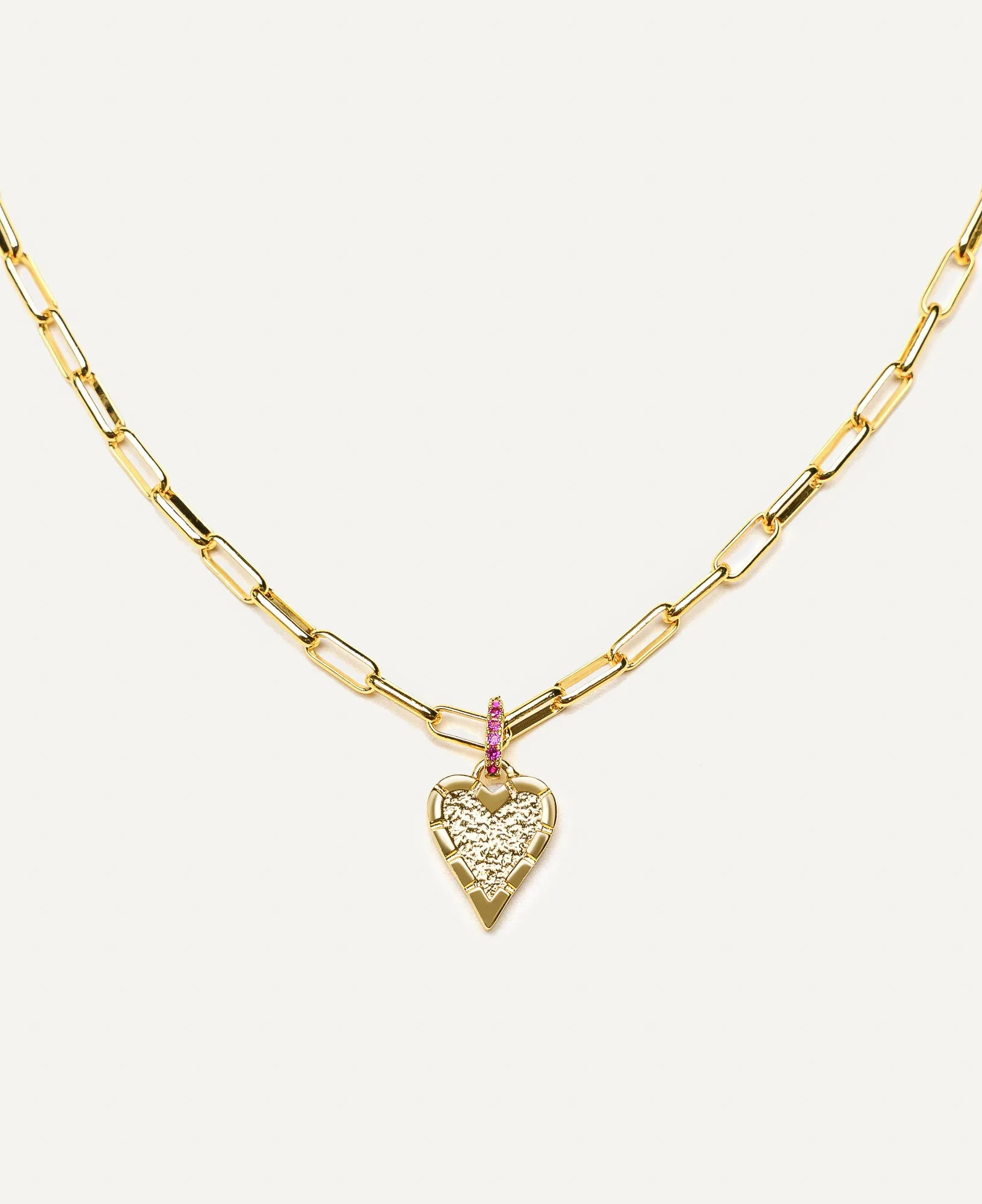 Belle Heart Chain Necklace