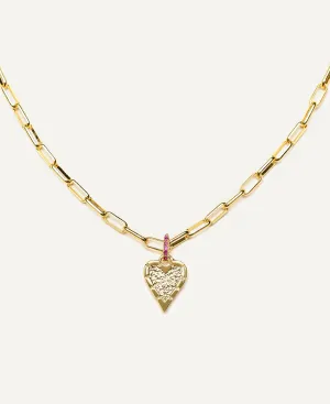 Belle Heart Chain Necklace