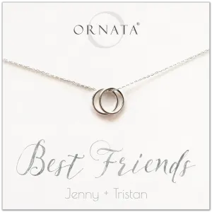 “Best Friends” Sterling Silver Necklace