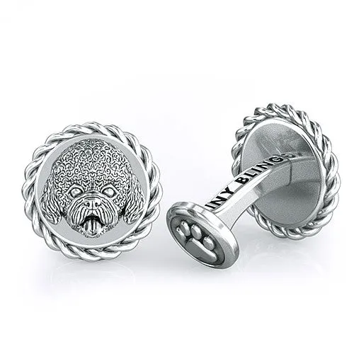 Bichon Frise Dapper Cufflinks