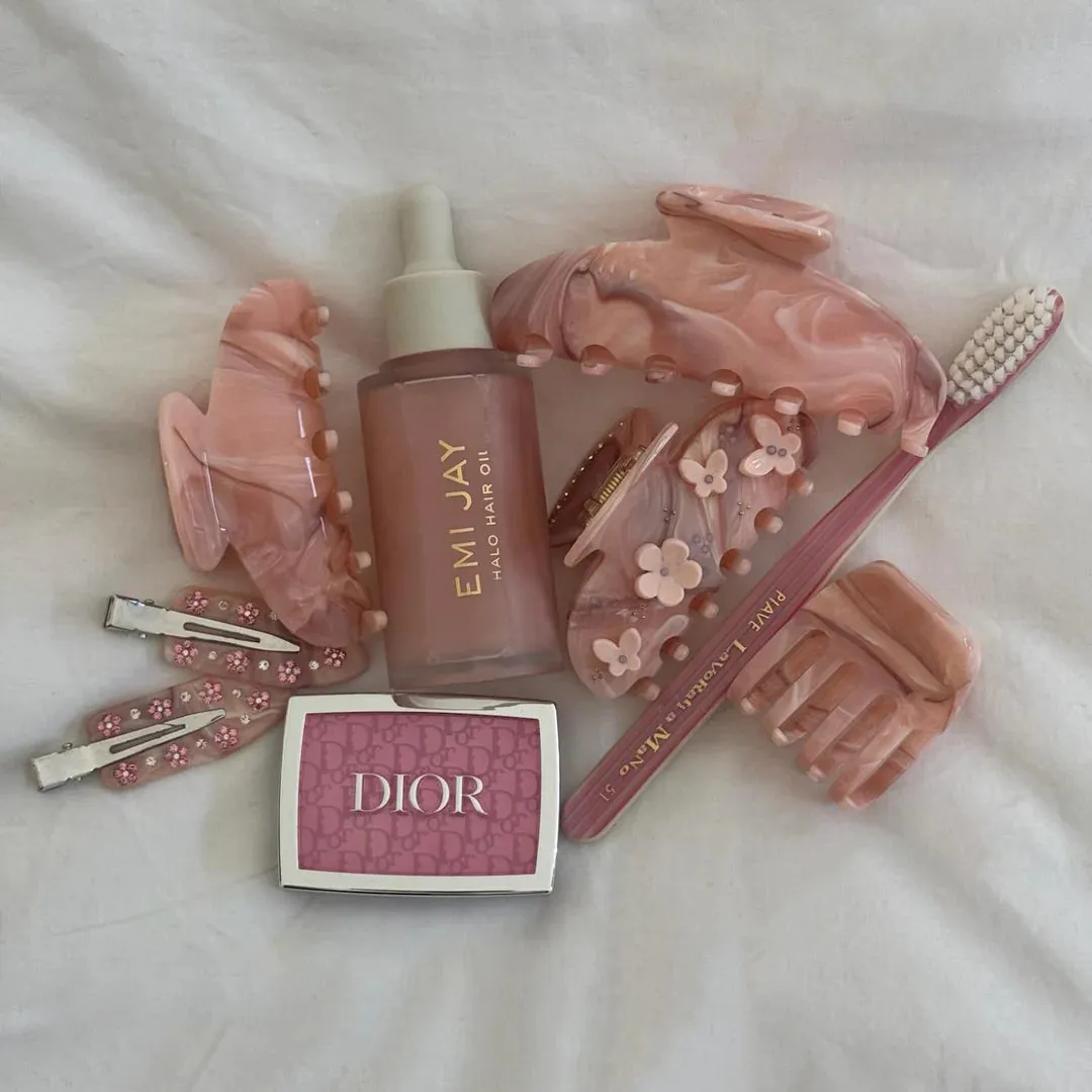 Big Effing Clip In Pink Chantilly