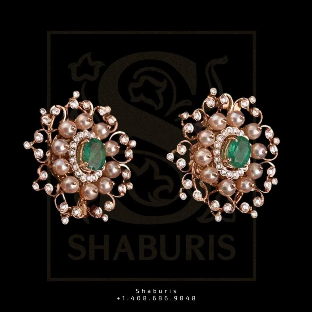 Big Studs,pearl Stud Jewelry,Daily wear Jewelry,Simple Jewelry,Diamond Jewelry,Sterling Silver Jewelry,Pure Silver Jewelry