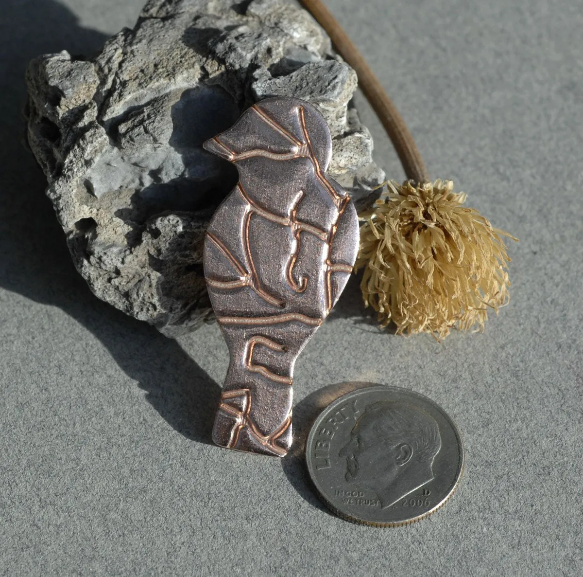 Bird Blank - Metalworking Enameling Stamping Texturing Blanks - Variety of Metals - Jewelry Supplies