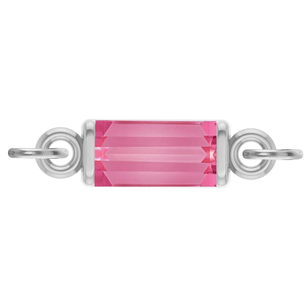 Birthstone Baguette Link