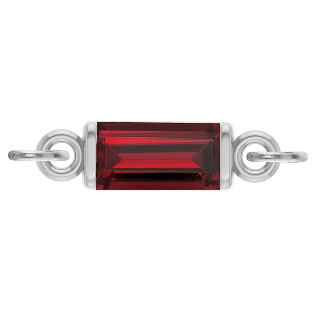 Birthstone Baguette Link
