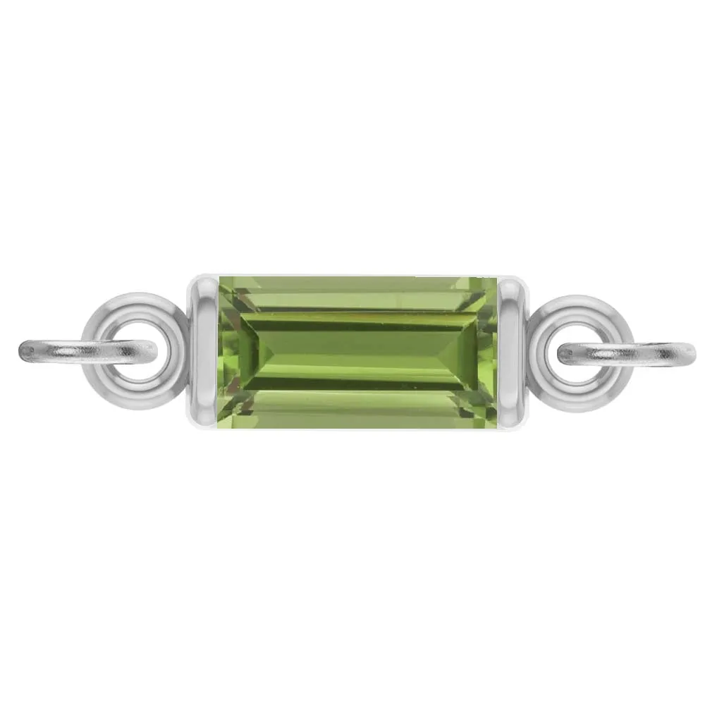 Birthstone Baguette Link