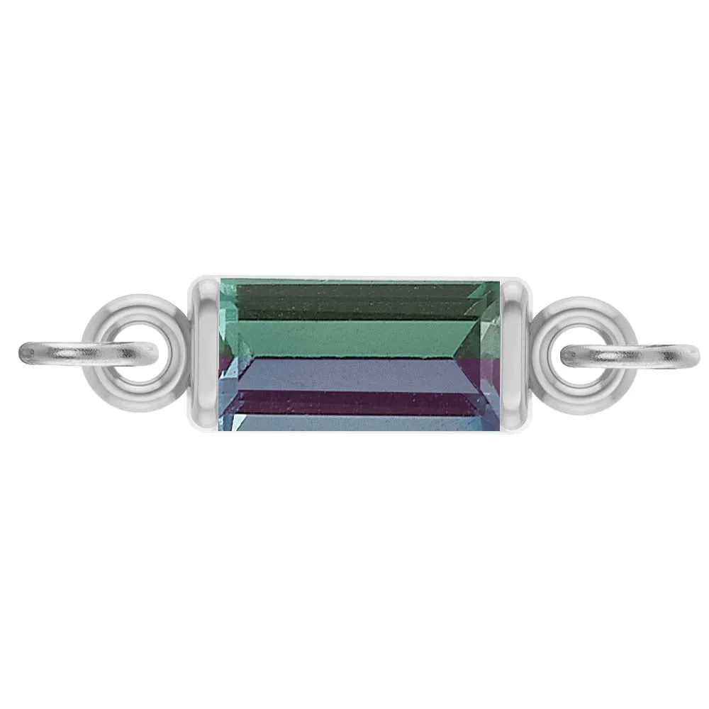 Birthstone Baguette Link