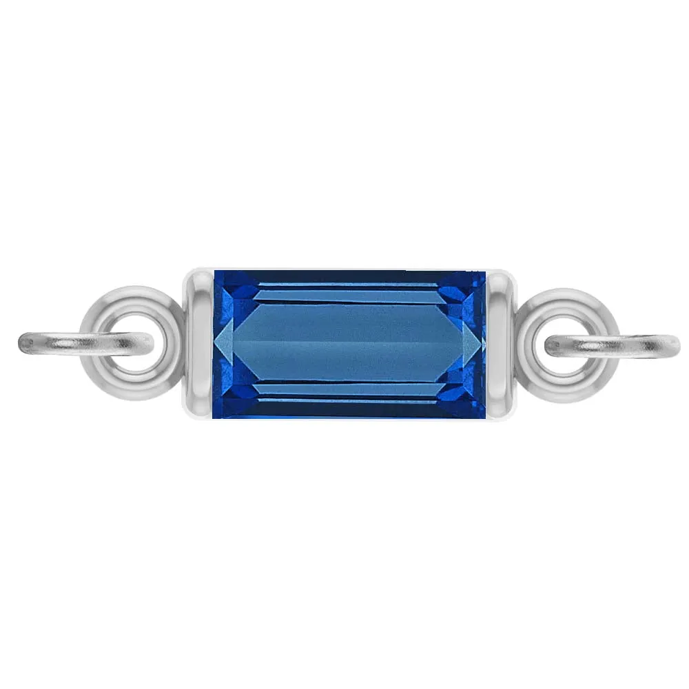 Birthstone Baguette Link
