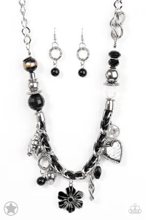 Blockbuster - Charmed, I'm Sure - Black- Necklace