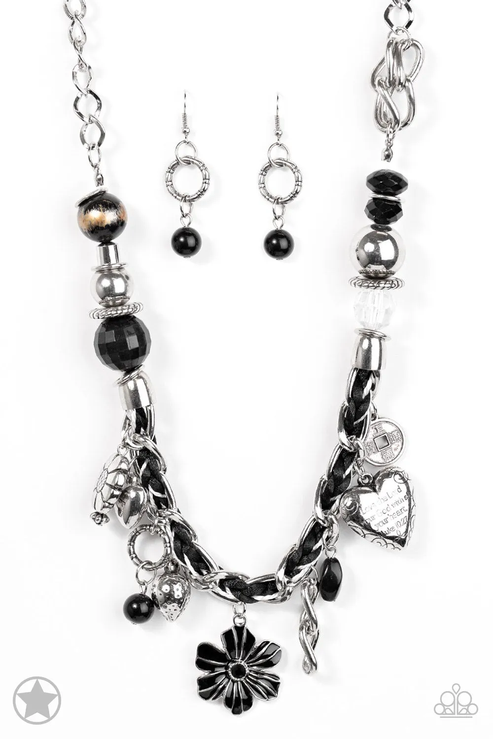 Blockbuster - Charmed, I'm Sure - Black- Necklace