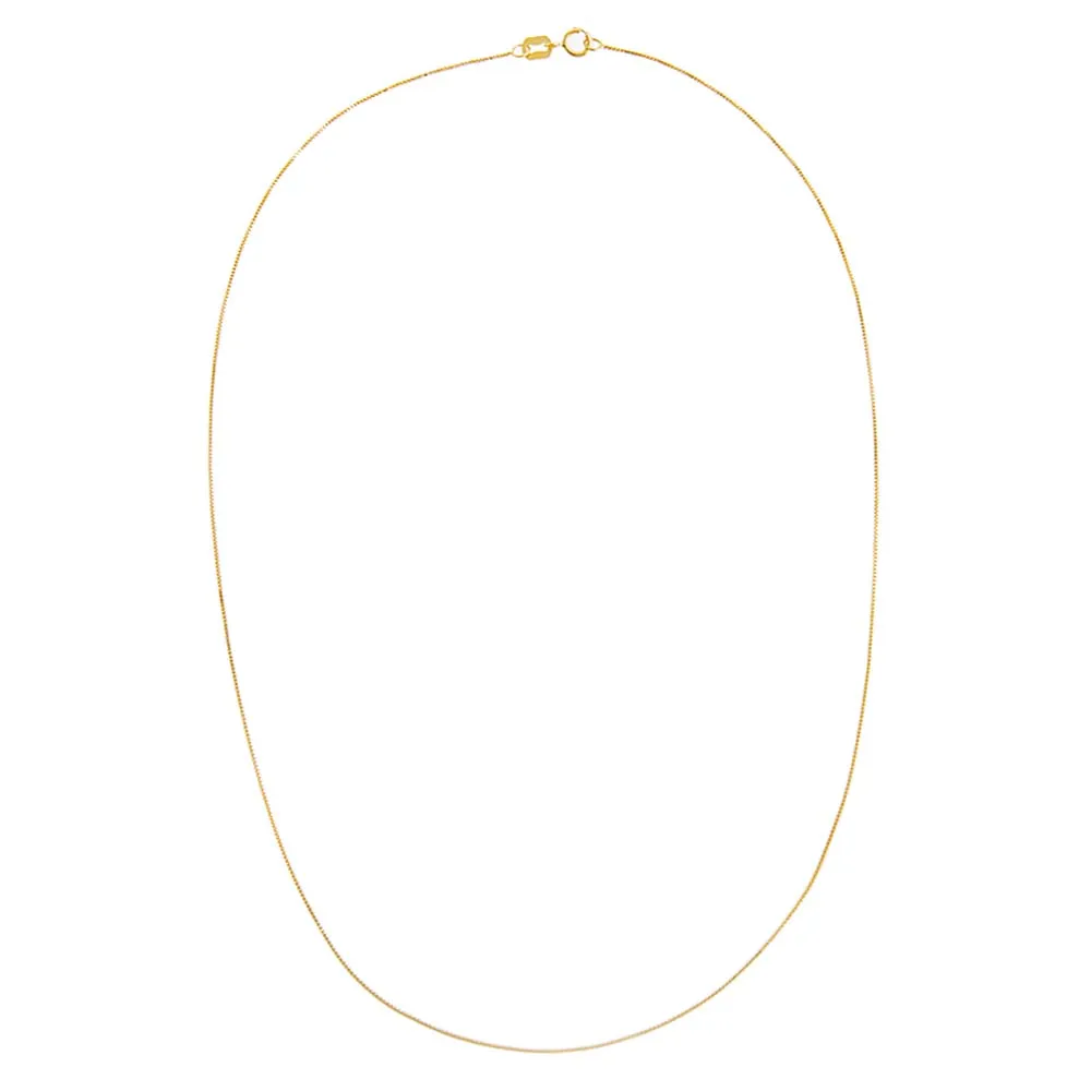 Box Chain Necklace 14K