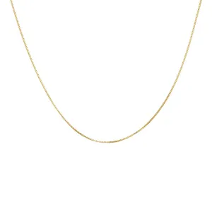 Box Chain Necklace 14K