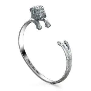 Boxer Breed Jewelry Cuddle Cuff Bracelet