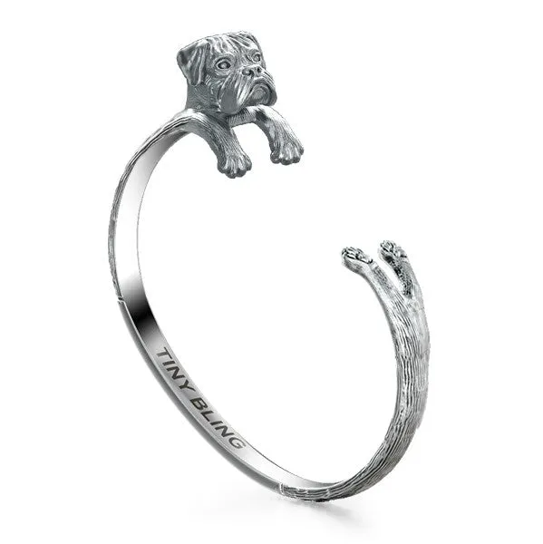 Boxer Breed Jewelry Cuddle Cuff Bracelet