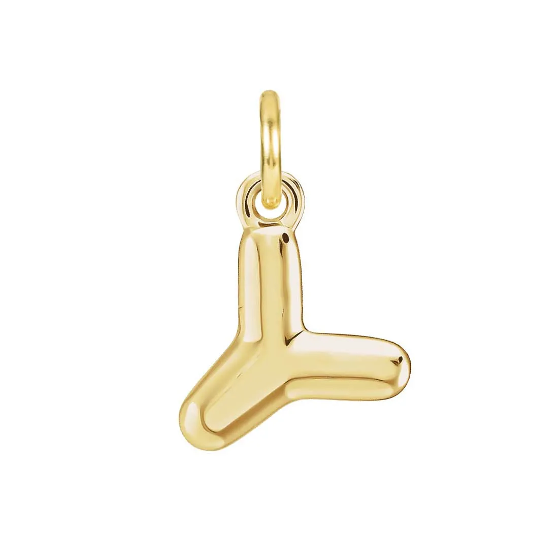 Bubble Letter Charm