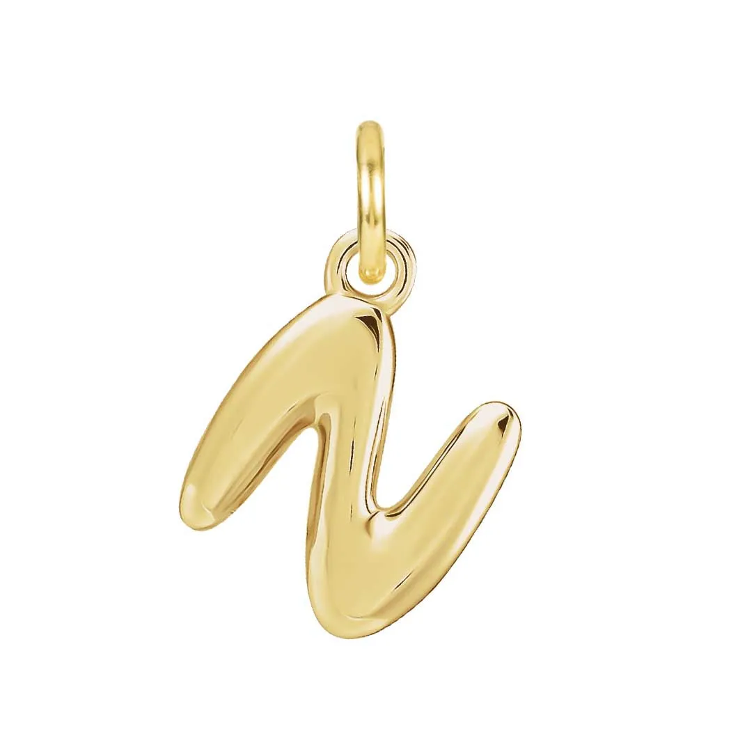 Bubble Letter Charm