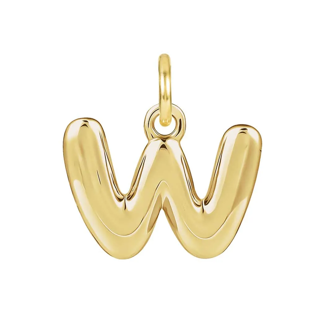 Bubble Letter Charm