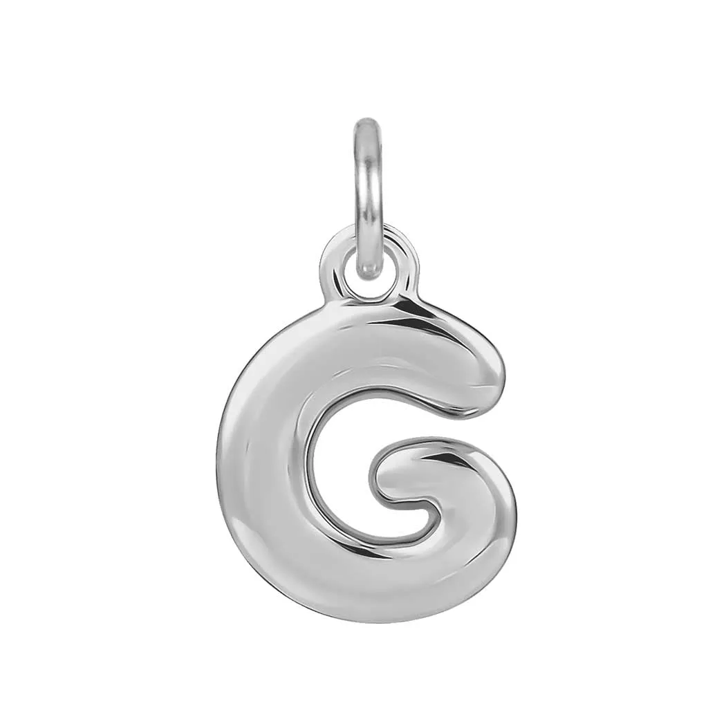 Bubble Letter Charm