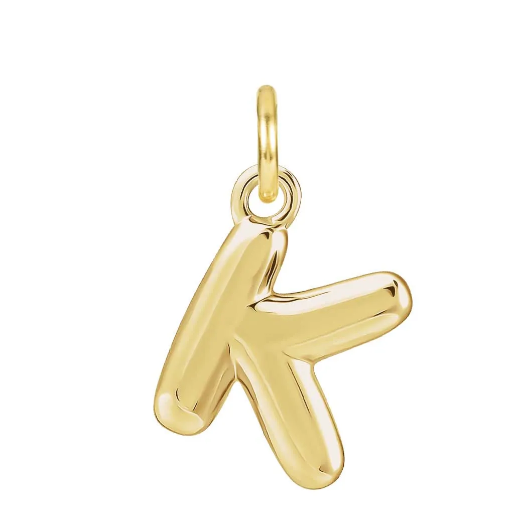 Bubble Letter Charm