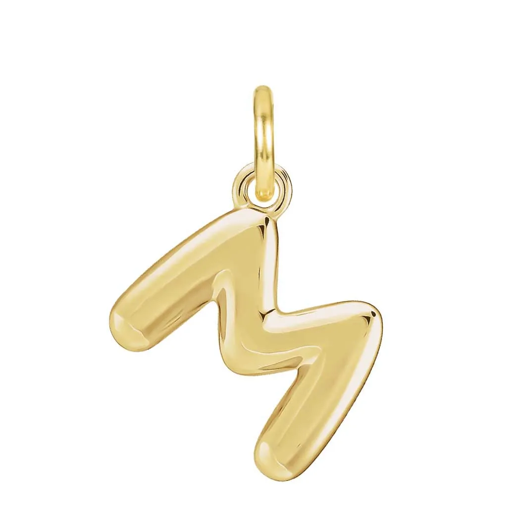Bubble Letter Charm