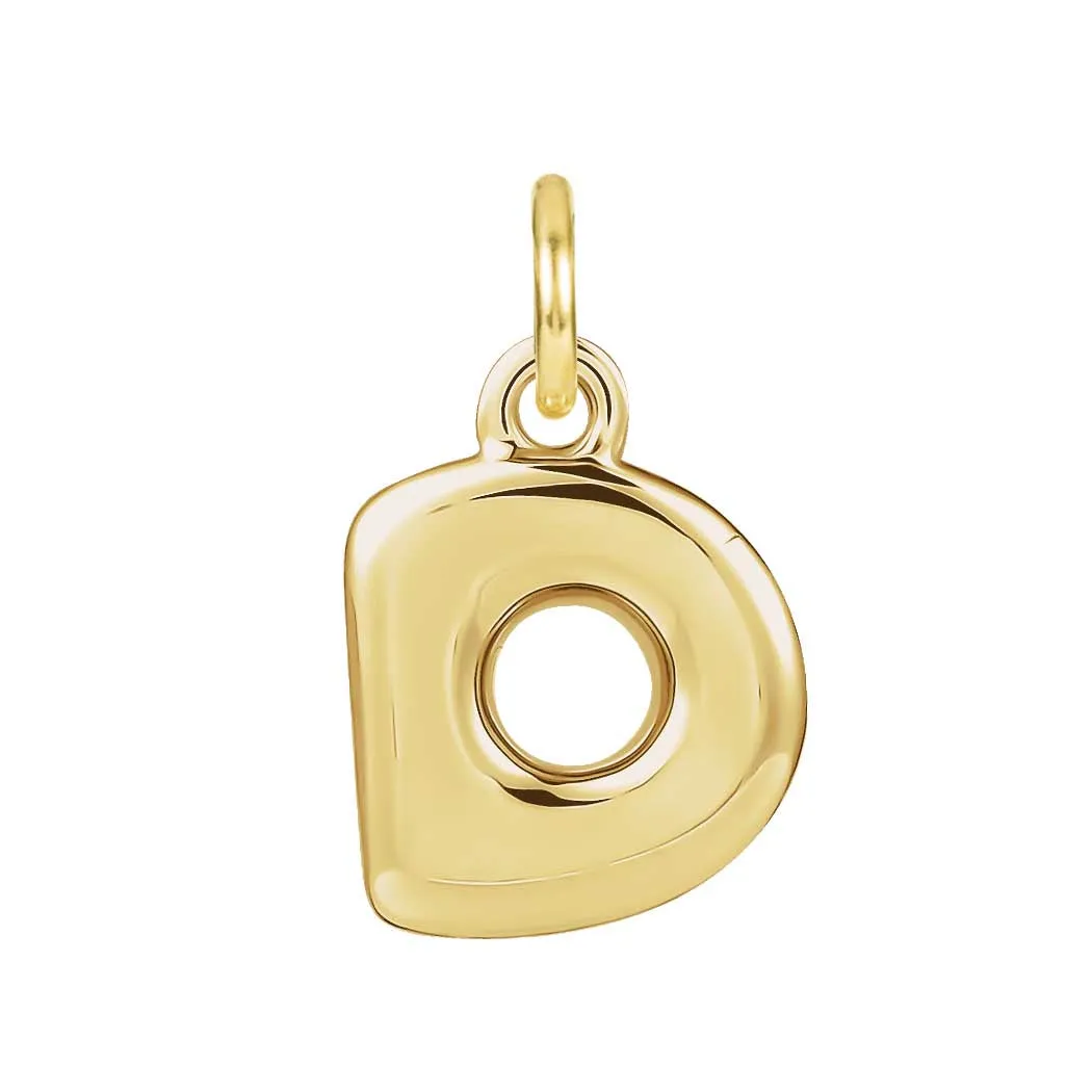 Bubble Letter Charm