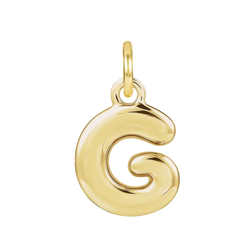 Bubble Letter Charm