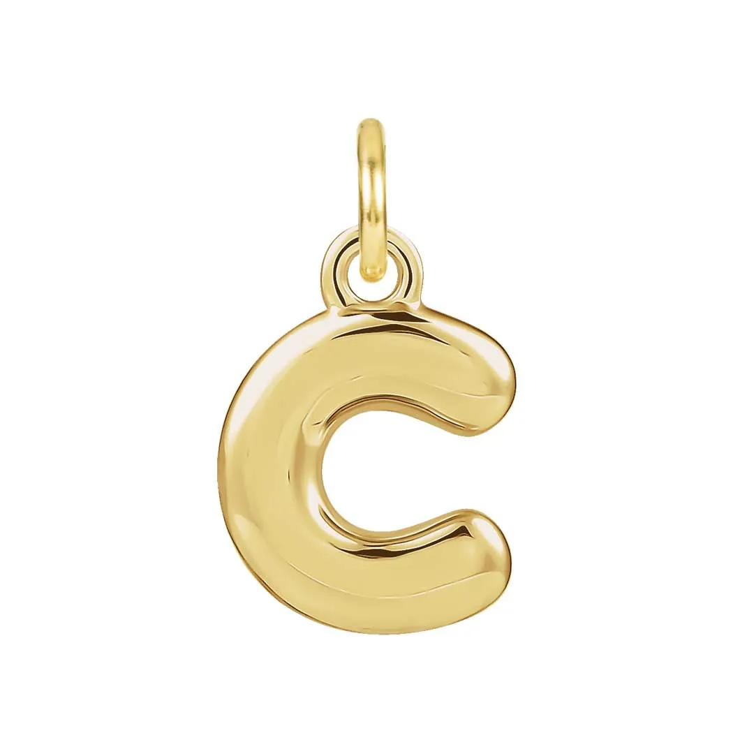 Bubble Letter Charm