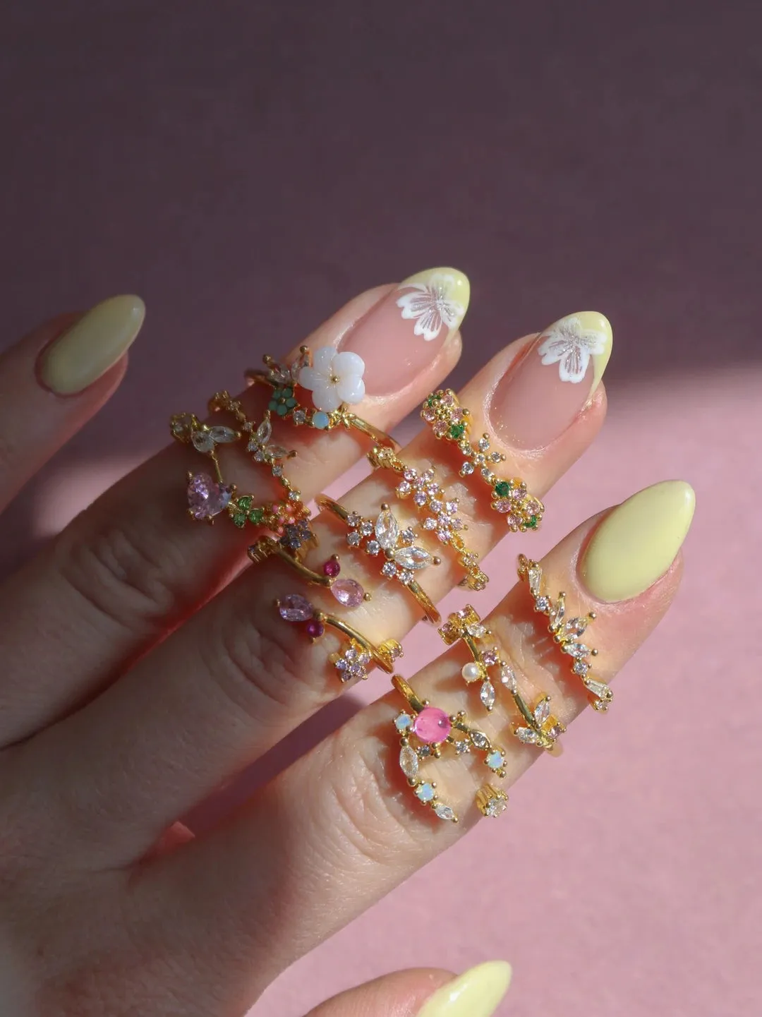 Butterfly Moon Ring